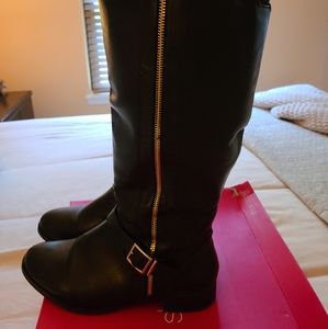 JustFab knee high riding boots